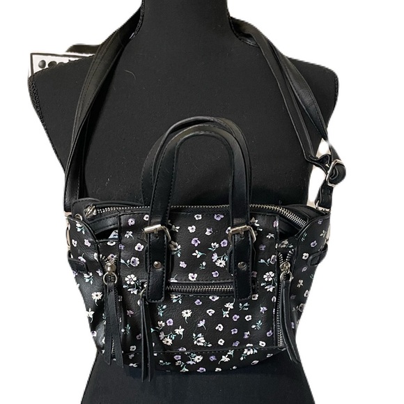 Black Floral Mini Bag - Picture 2 of 3